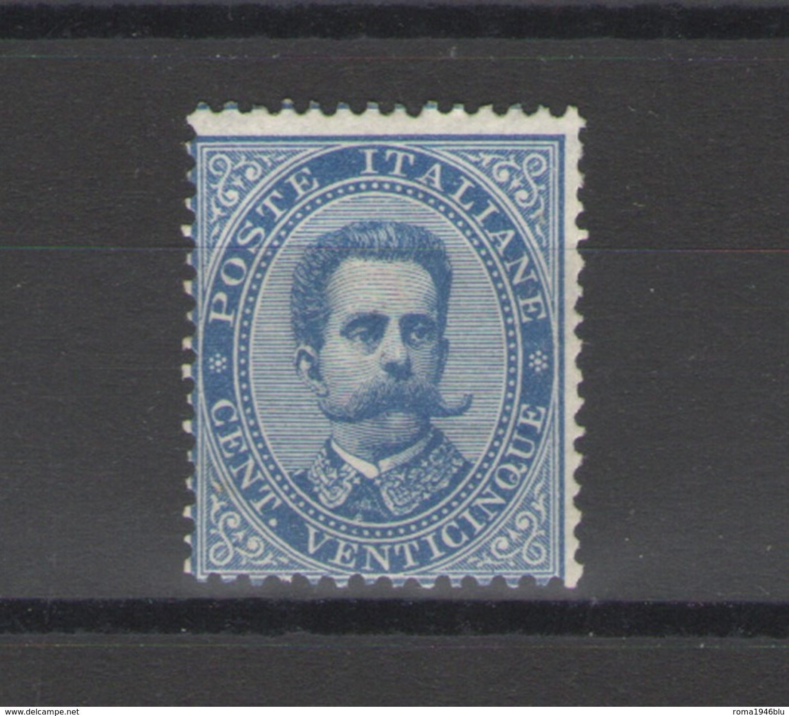 REGNO 1879 UMBERTO I 25 CENT. NUOVO GOMMA ORIGINALE CERT. DIENA F.TO ALBERTO DIENA, RAYBAUDI - Ongebruikt