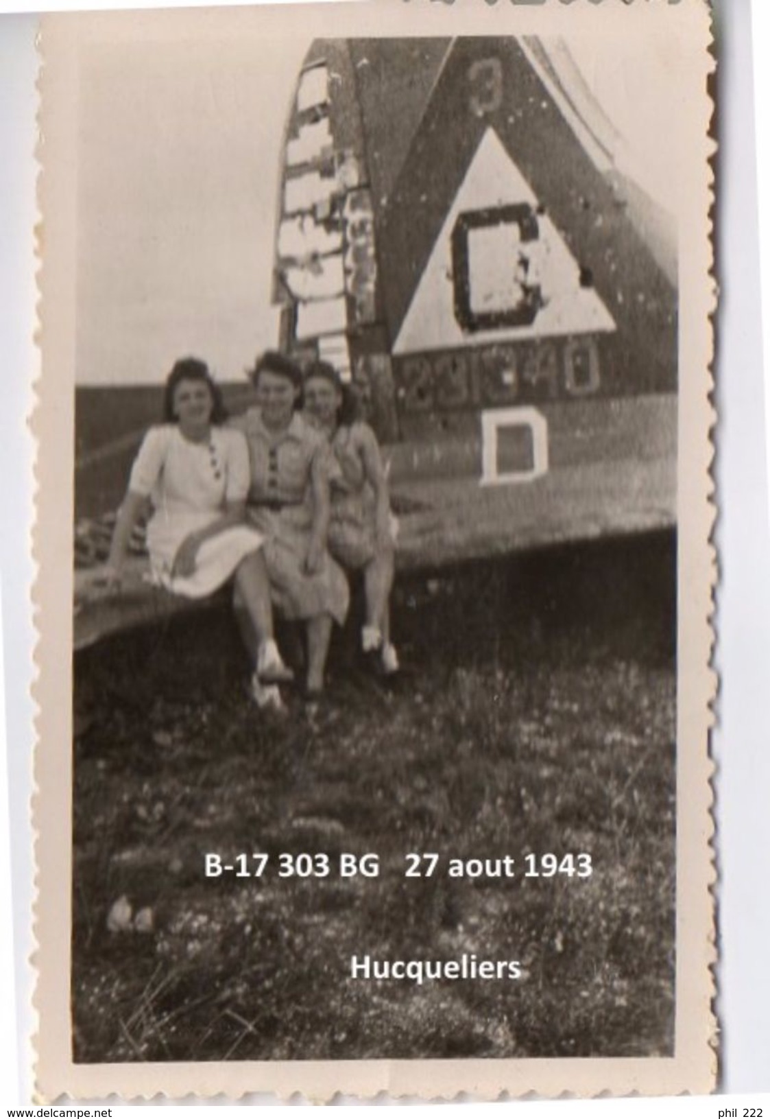 Photographie Originale  USAAF Bombardier B-17  1939 - 1945 Nord France 1943 - Aviazione