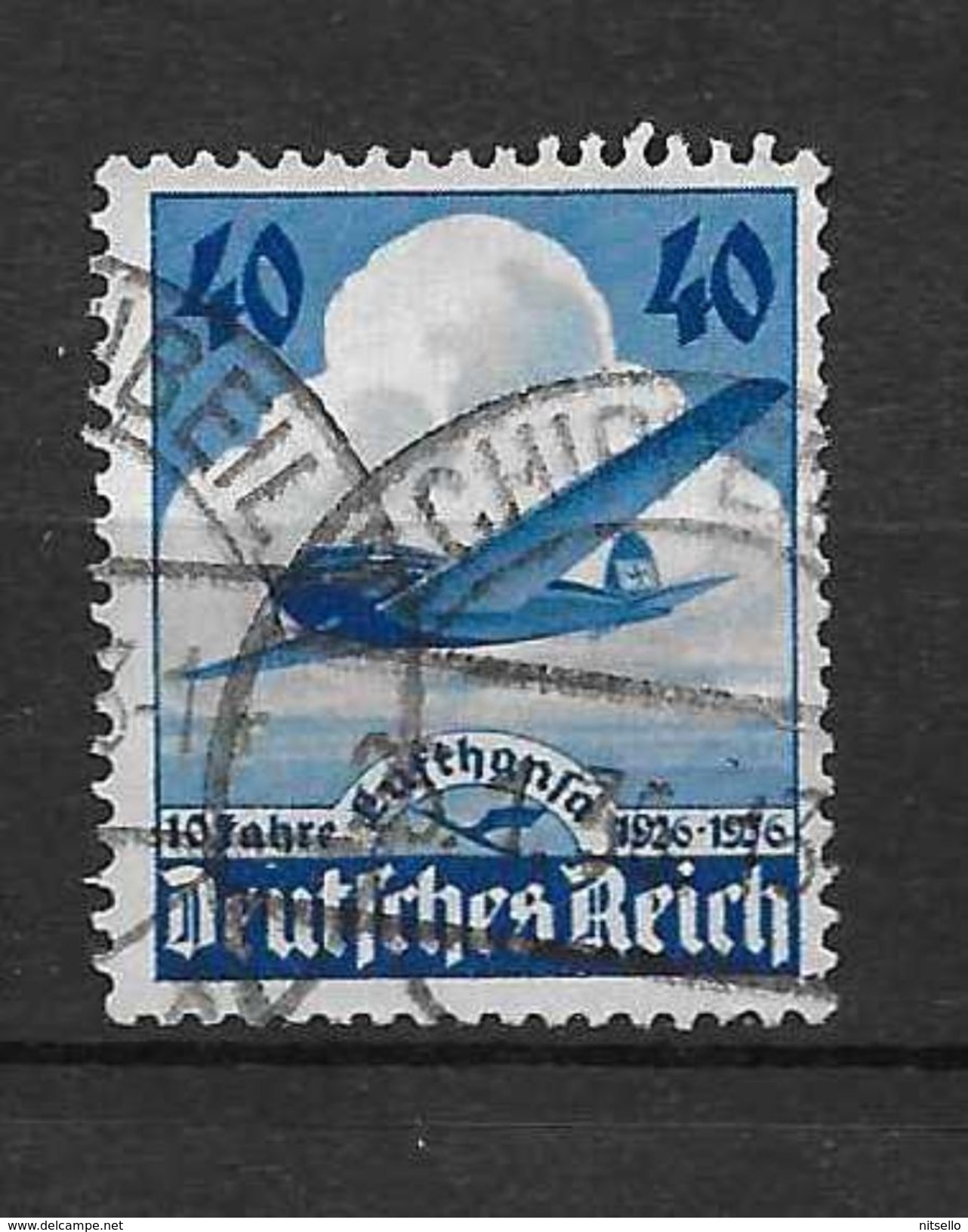 LOTE  1365  ///   ALEMANIA IMPERIO AÑO 1936   YVERT Nº: 54 - Airmail & Zeppelin