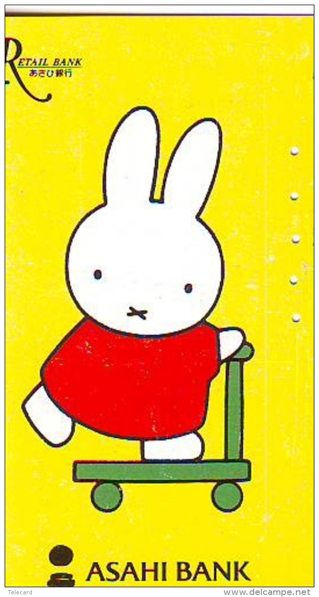 Télécarte Japon NIJNTJE * MIFFY * DICK BRUNA (153) RABBIT * LAPIN * KANINCHEN * KONIJN*  PHONECARD JAPAN * TELEFONKARTE - BD