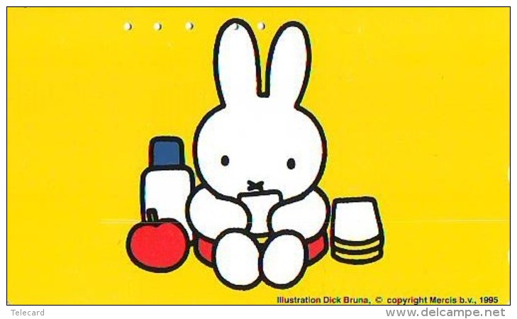 Télécarte Japon NIJNTJE * MIFFY * DICK BRUNA (155) RABBIT * LAPIN * KANINCHEN * KONIJN*  PHONECARD JAPAN * TELEFONKARTE - BD