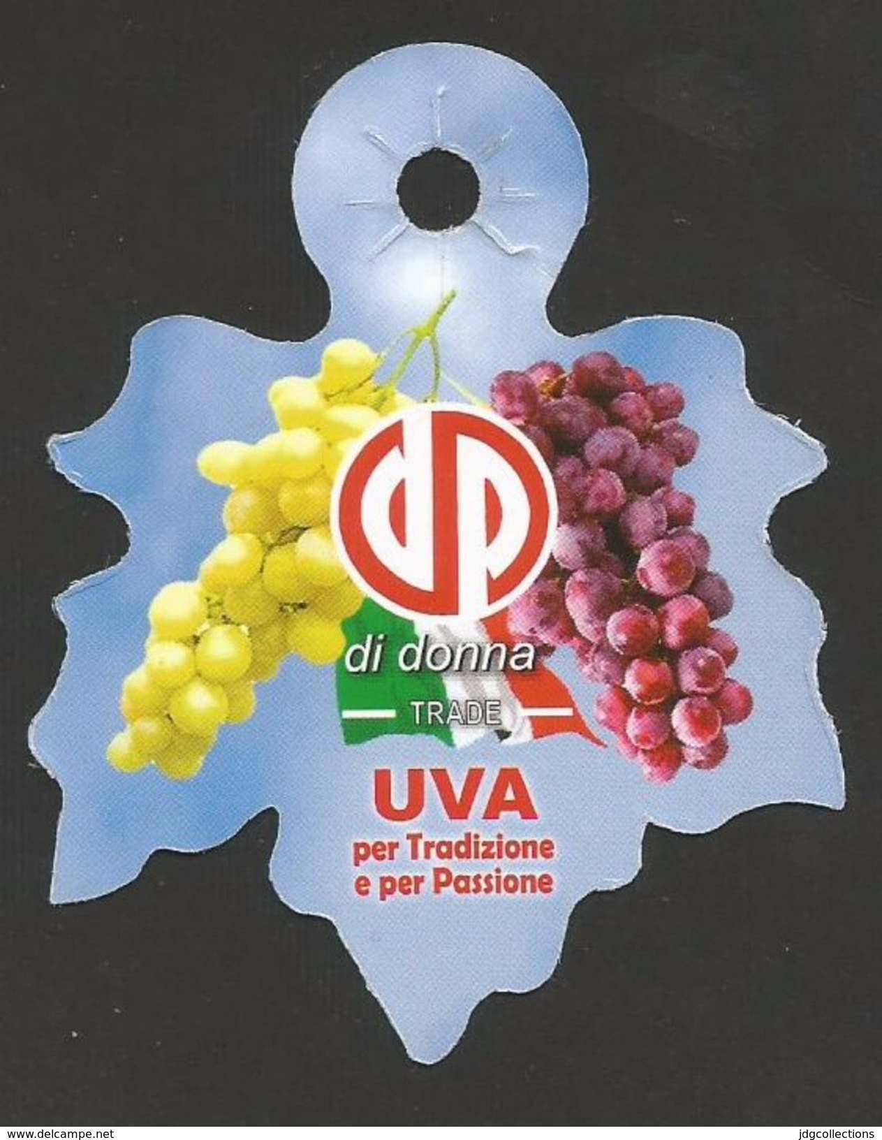 # UVA DI DONNA - TABLE GRAPE Italy Fruit Tag Balise Etiqueta Anhänger Cartellino Uva Raisin Uvas Traube - Fruits & Vegetables