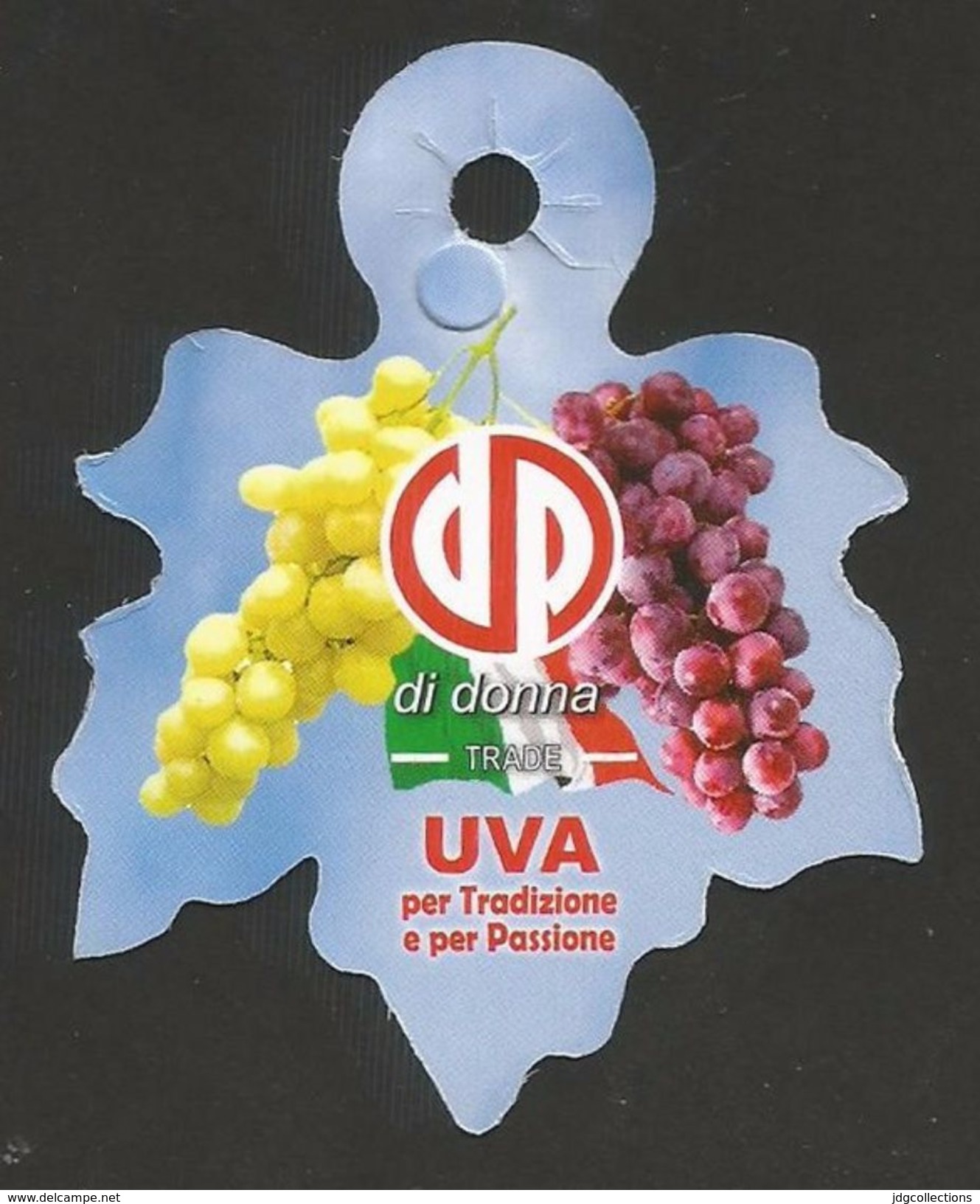 # UVA DI DONNA - TABLE GRAPE Italy Fruit Tag Balise Etiqueta Anhänger Cartellino Uva Raisin Uvas Traube - Fruits & Vegetables