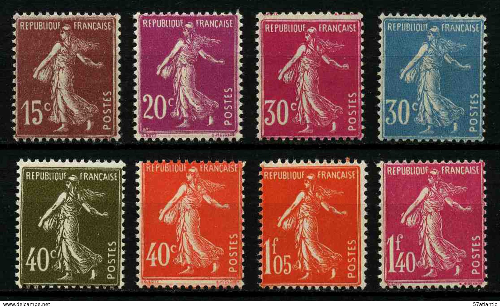 FRANCE -  YT 189 à 196 ** - SERIE COMPLETE 8 TIMBRES NEUFS ** - Ongebruikt