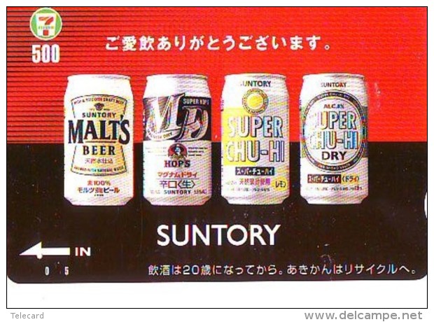 CARTE PREPAYEE JAPON * BIERE (1074) * BEER * KARTE * PREPAID CARD JAPAN * BIERE * CERVEZA * SUNTORY - Reclame