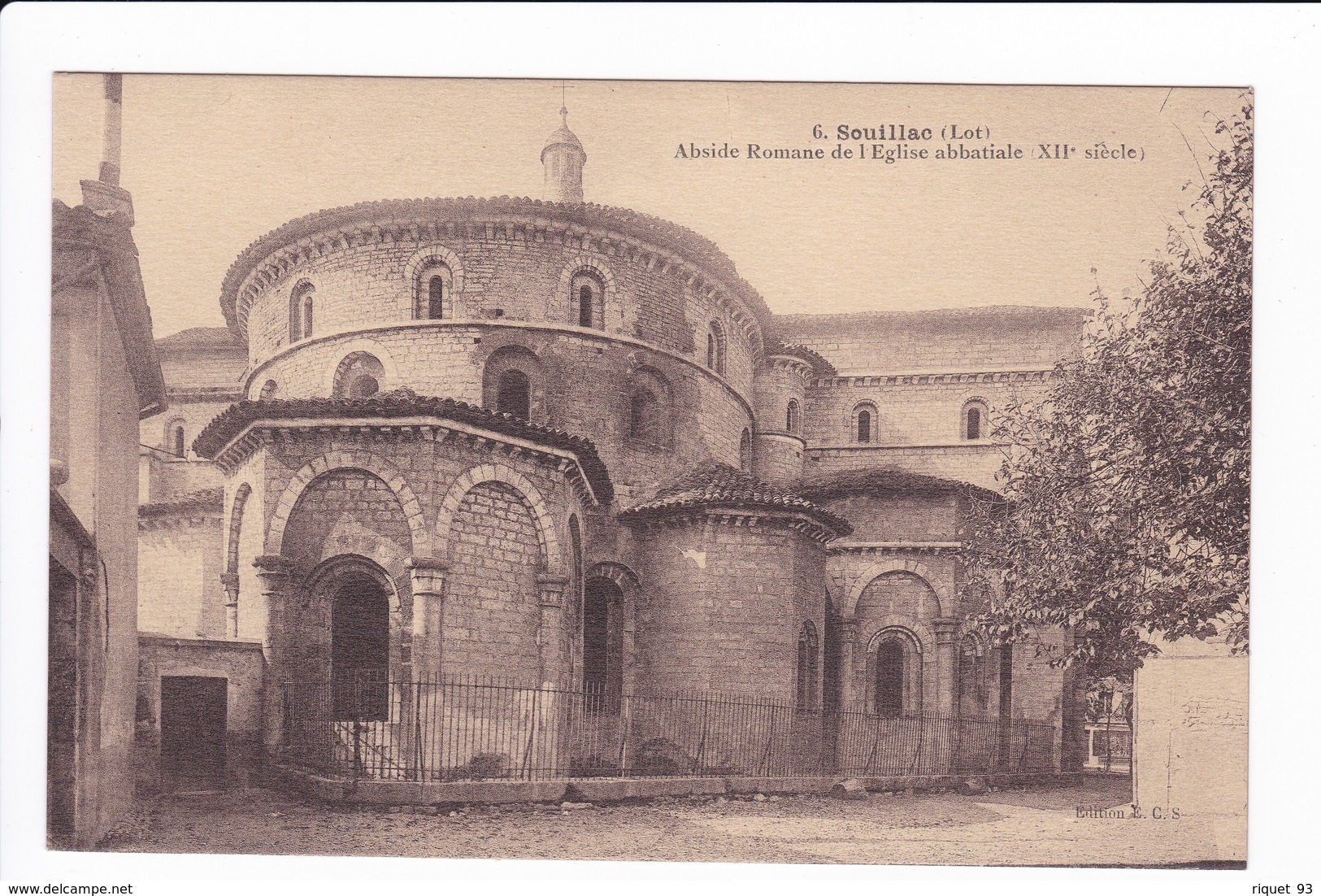 Lot 5 Cp- SOUILLAC - Abside Romane De L'église Abbatiale Et Détails Architecturaux - Souillac