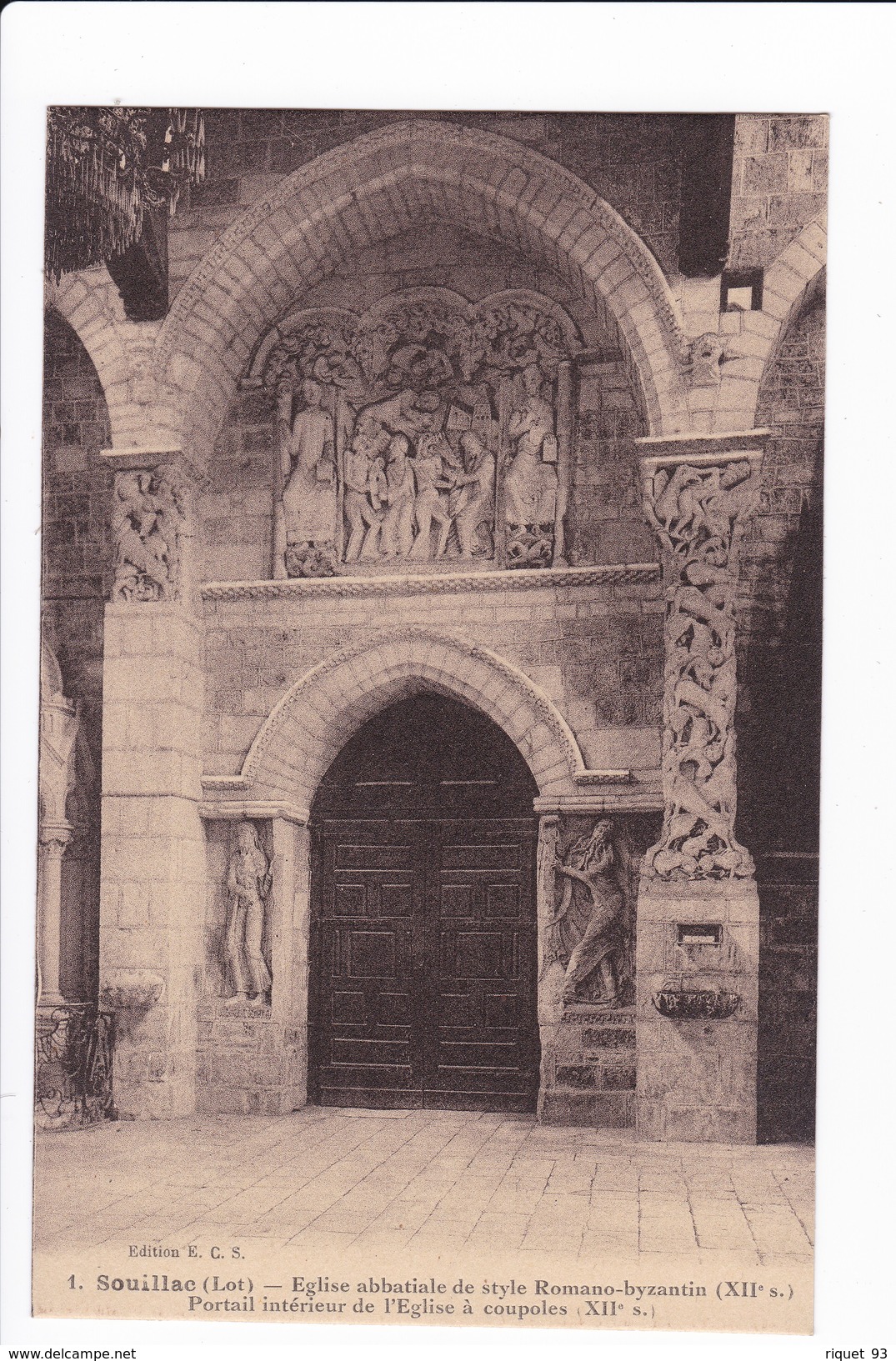 Lot 5 Cp- SOUILLAC - Abside Romane De L'église Abbatiale Et Détails Architecturaux - Souillac