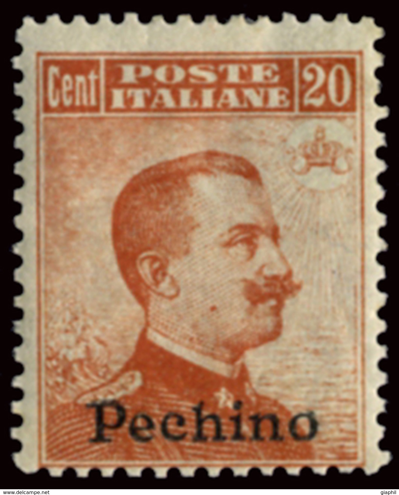 ITALY ITALIA BEIJING PECHINO 1917 20 CENT. (Sass. 12) NUOVO LINGUELLATO OFFERTA! - Pekin