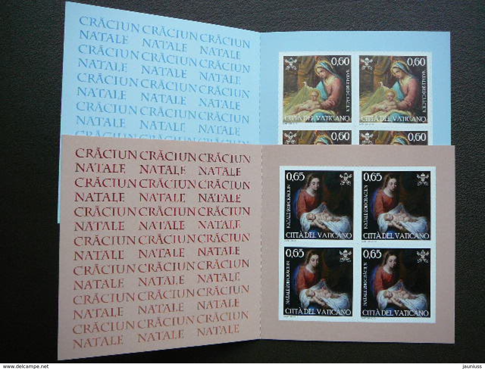 Christmas # Vatican Vatikan Vaticano MNH 2010 # Mi. 1688/9 2x Booklets. The Birth Of Jesus.Nativity And Adoration - Libretti