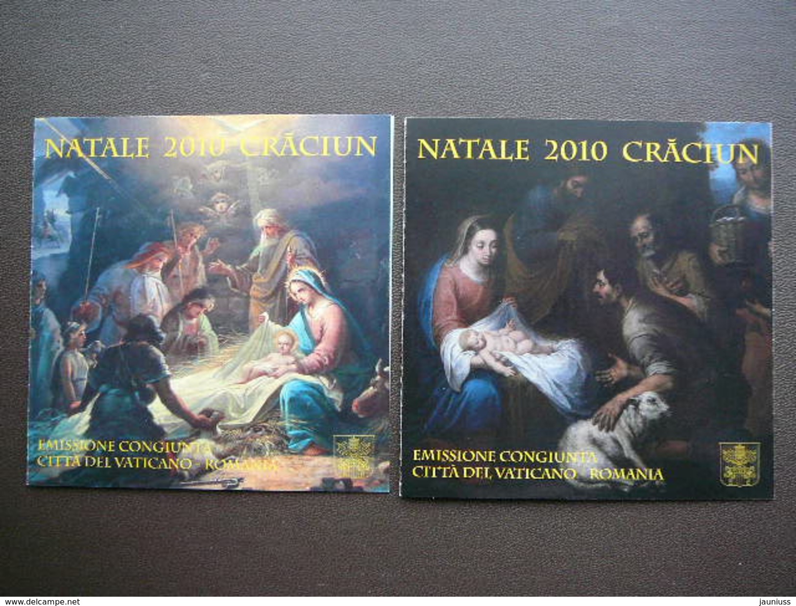 Christmas # Vatican Vatikan Vaticano MNH 2010 # Mi. 1688/9 2x Booklets. The Birth Of Jesus.Nativity And Adoration - Libretti