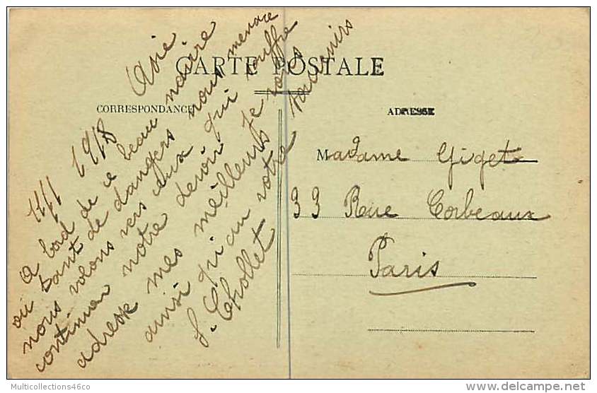 BATEAU - 011017 - MARINE MILITARIA GUERRE - ASIE Campagne D'ORIENT 1914 1917 Navire Hôpital Français 1ère Classe - Other & Unclassified