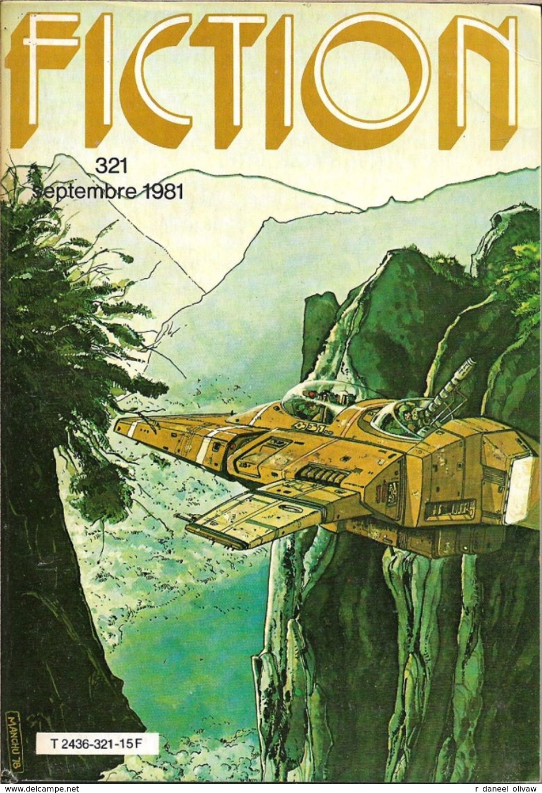 Fiction N° 321, Septembre 1981 (TBE+) - Fictie