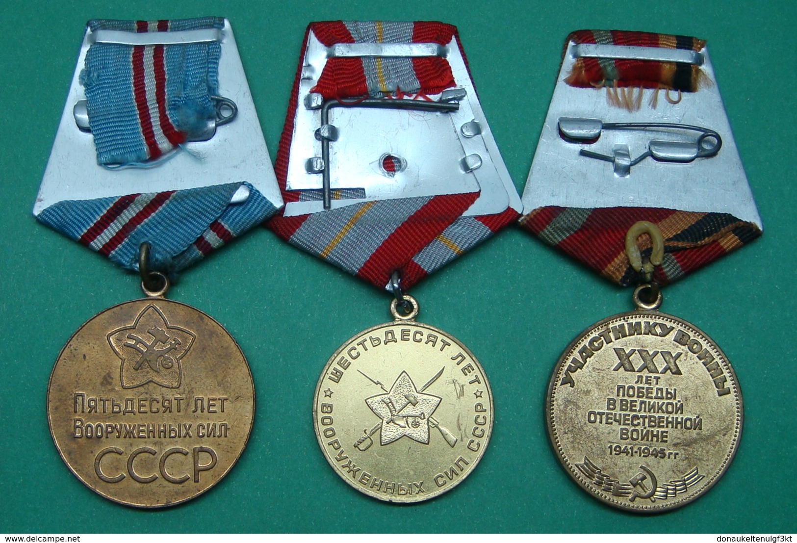 SOWIET UNION CCCP LOT OF 3 MEDALS - Russie