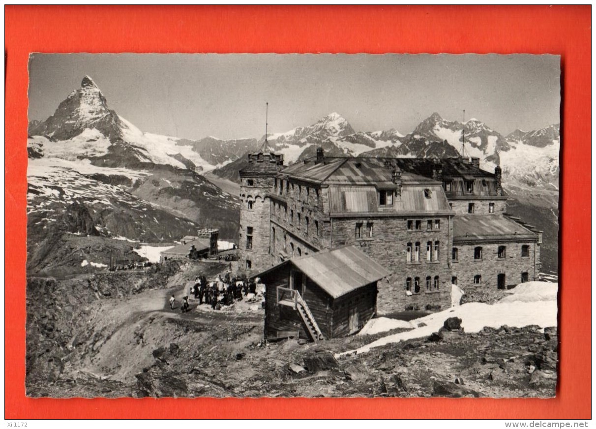 MIE-16 Hotel Und Station Gornergrat Matterhorn Dent Blanche, Stempel Gornergat Kulm , Siehe Scan. Gelaufen - Autres & Non Classés