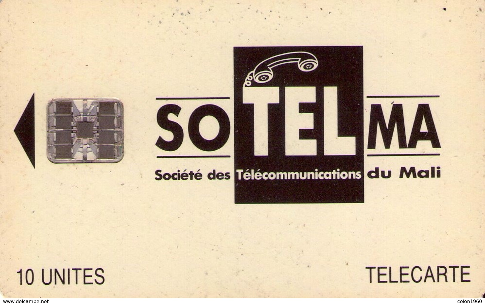 MALI. ML-SOT-0025B (C53). Dark Grey Logo (With Moreno Logo). 10U. 1995-03. (002) - Malí