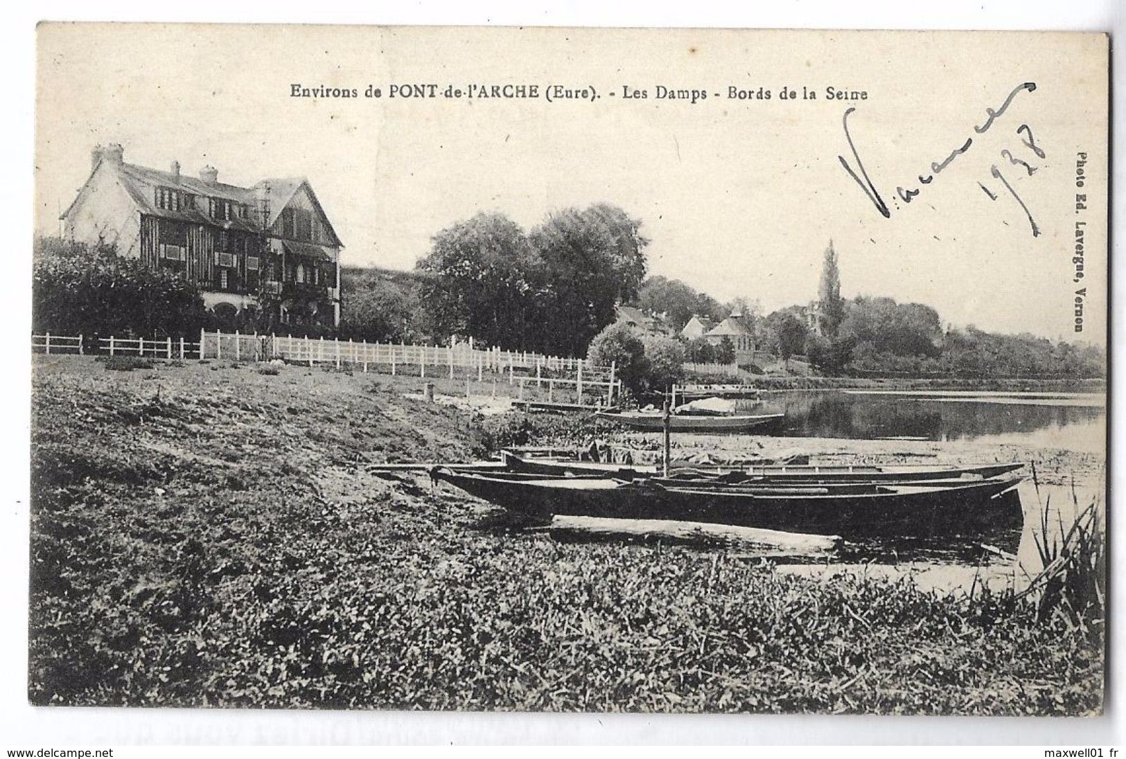 Environs De Pont De L'Arche - Les Damps - Bords De La Seine - 1938 - Pont-de-l'Arche