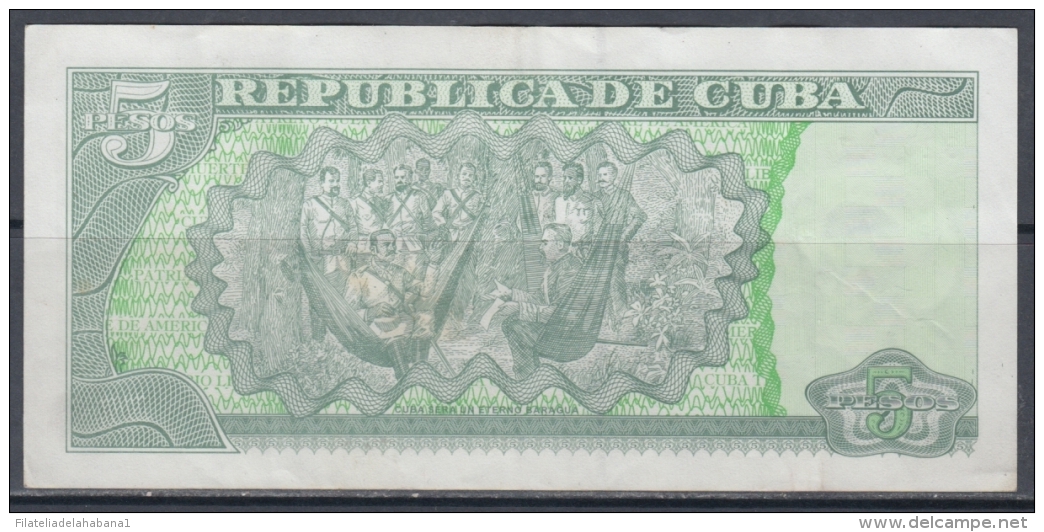 2015-BK-32 CUBA 5$ CUC 2015 ANTONIO MACEO REPLACEMENT EZ REEMPLAZO - Cuba