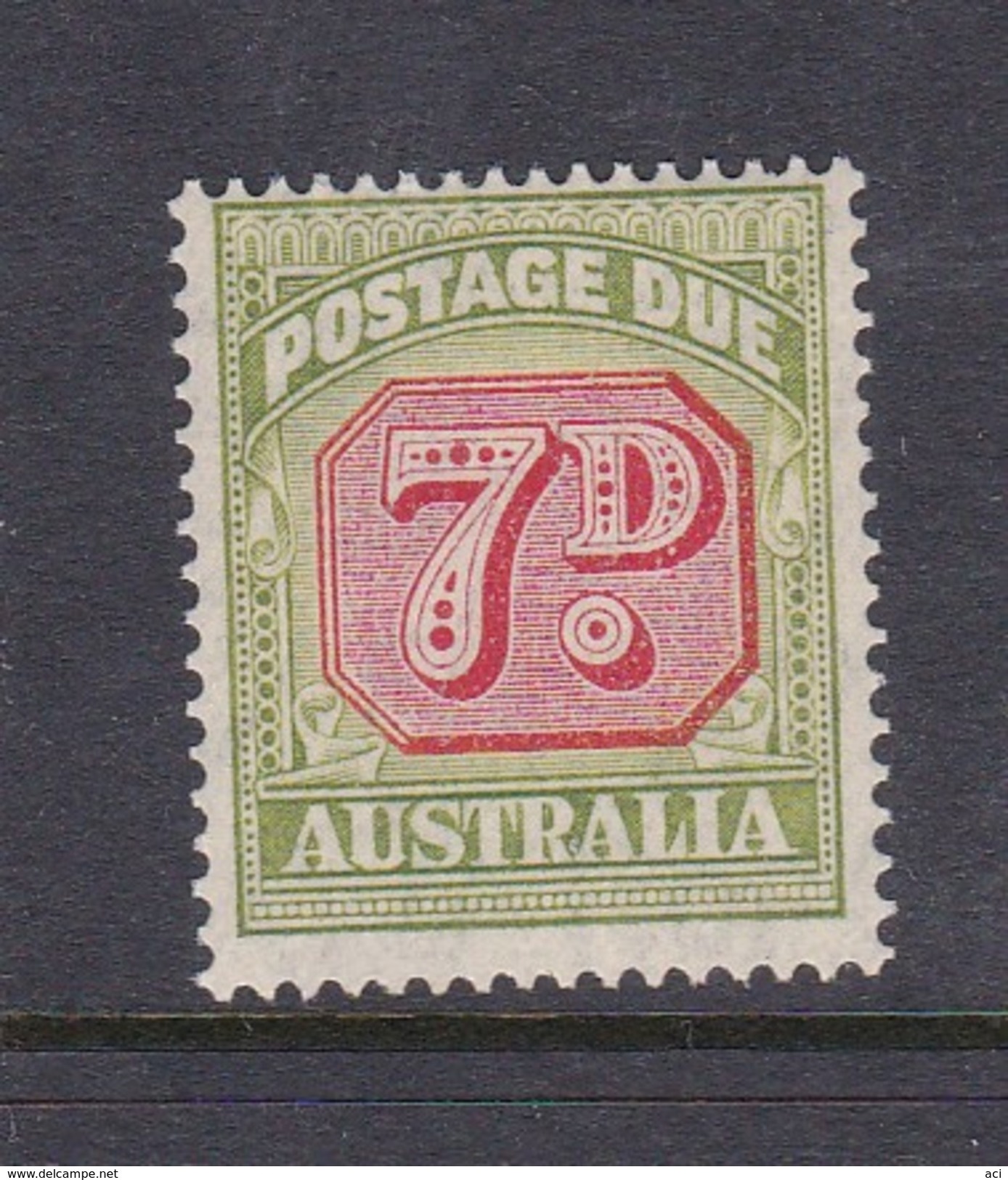 Australia Postage Due Stamps SG D126 1953 Seven Pennies  Mint Never Hinged - Port Dû (Taxe)