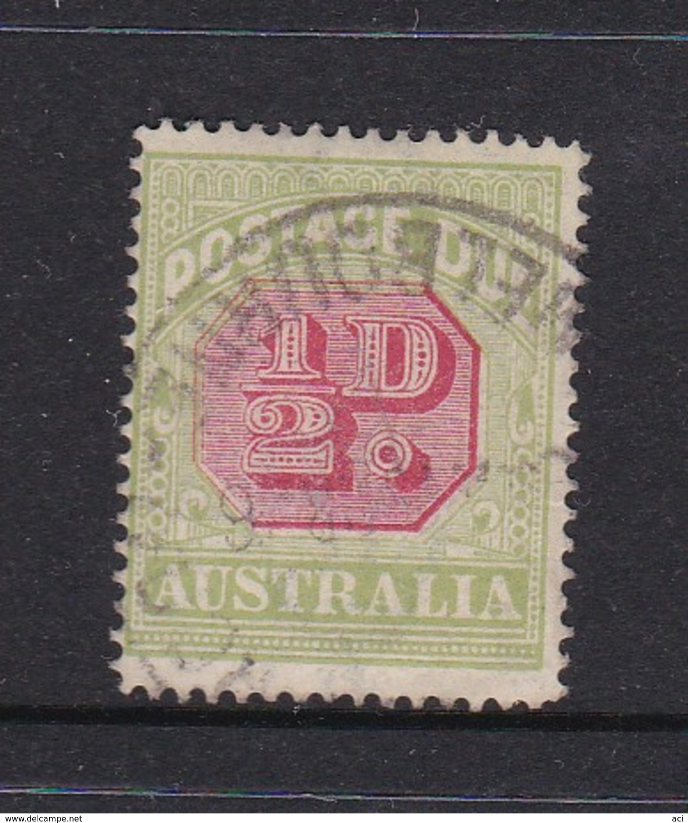 Australia Postage Due Stamps SG D 91 1919 Half Penny Used - Segnatasse