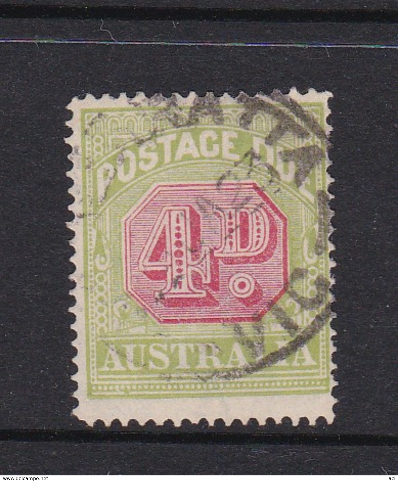 AustAustralia Postage Due Stamps SG D 96 1919 4 Pennies Used, - Impuestos