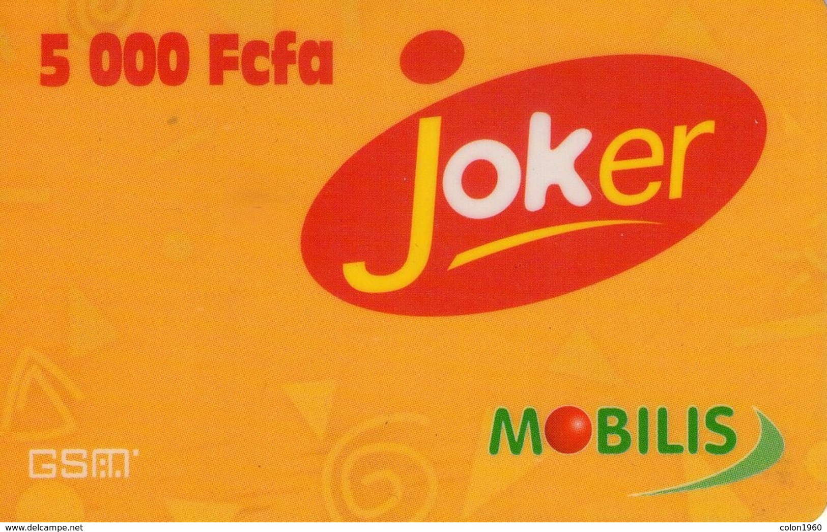 CAMERUN. CM-ORA-REF-0001. Joker Orange. 5000 FCFA. (490) - Camerún