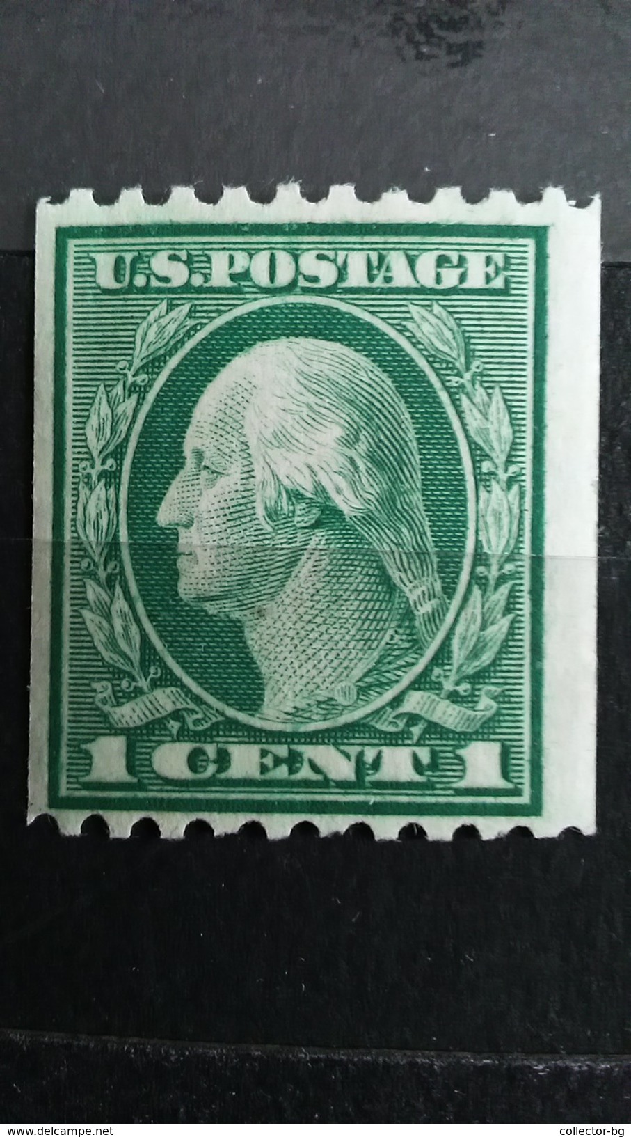 ULTRA RARE RRR 1 CENT US POSTAGE 19TH GREEN FRESH COLOR USA WASHINGTON  IMPERF SUPERB STAMP TIMBRE, For sale on Delcampe