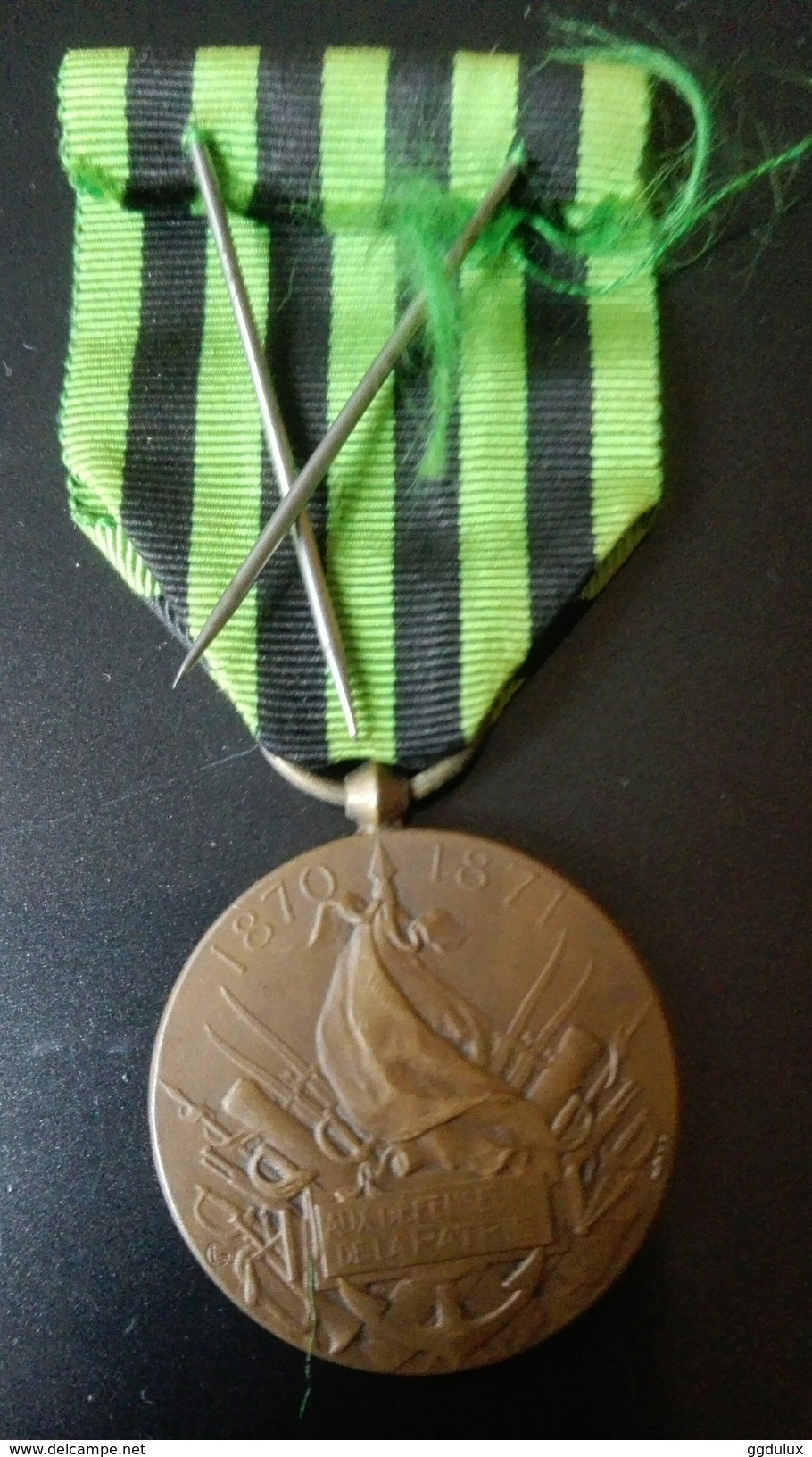 Medaille 1870 - 1871 Aux Défenseurs De La Patrie - Before 1871