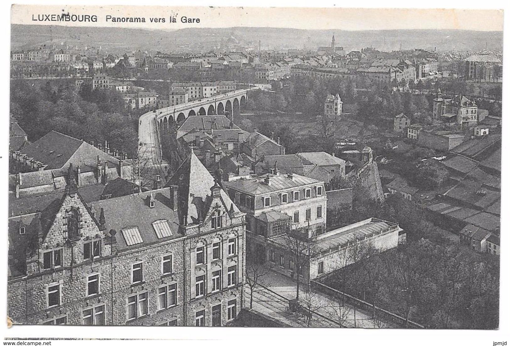 LUXEMBOURG - Panorama Vers La Gare - Ed. P. Houstraas No 582 - 1913 - Luxembourg - Ville