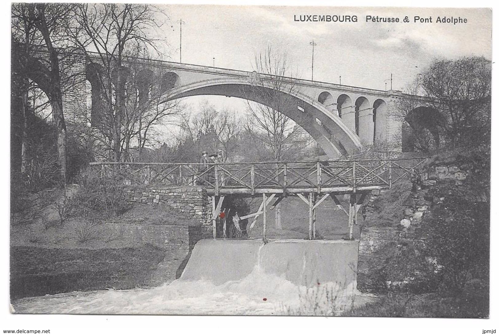 LUXEMBOURG - Pétrusse & Pont Adolphe - Ed. P. Houstraas No 575 - 1913 - Luxembourg - Ville