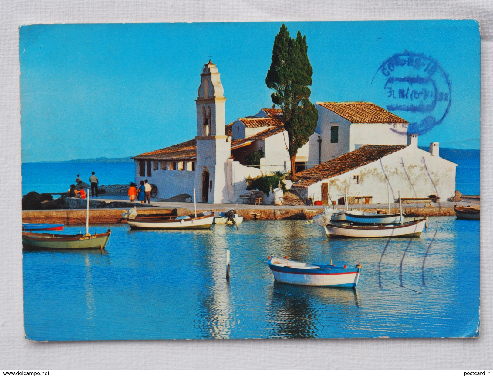 Greece Corfu Vlacherna Monastery Stamp 1976 A 156 - Grèce