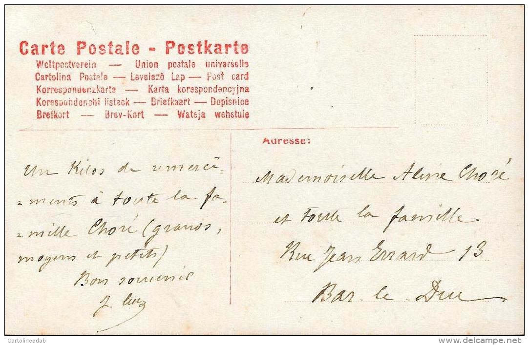 [DC10793] CPA - FIORI - Viaggiata 1907 - Old Postcard - Fiori