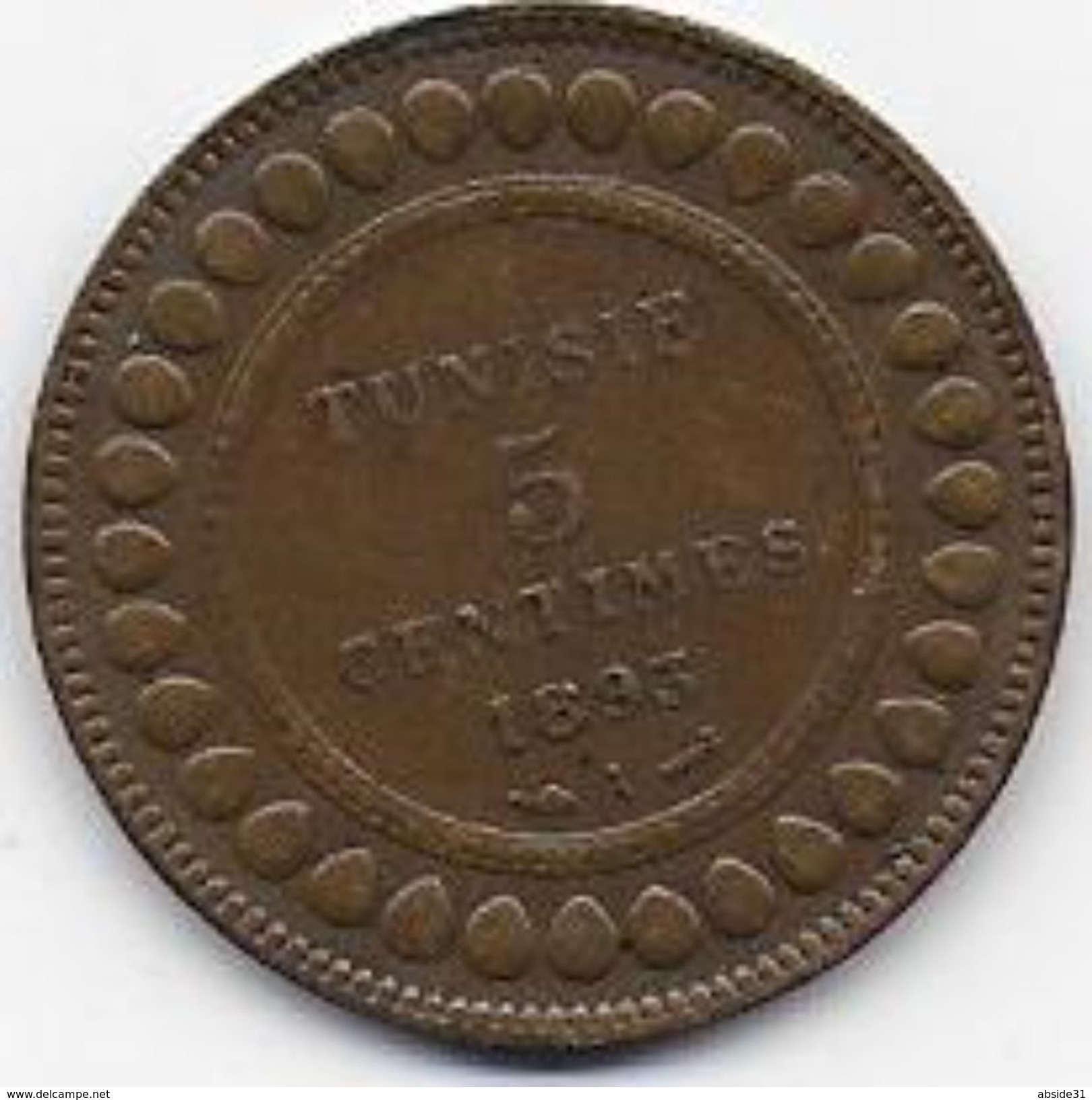 TUNISIE - 5 Centimes  1893 A - Tunesië