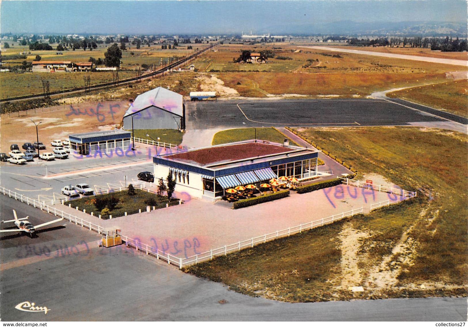 42-ANDREZIEUX- BOUTHERON- VUE AERIENNE , L'AEROPORT - Andrézieux-Bouthéon