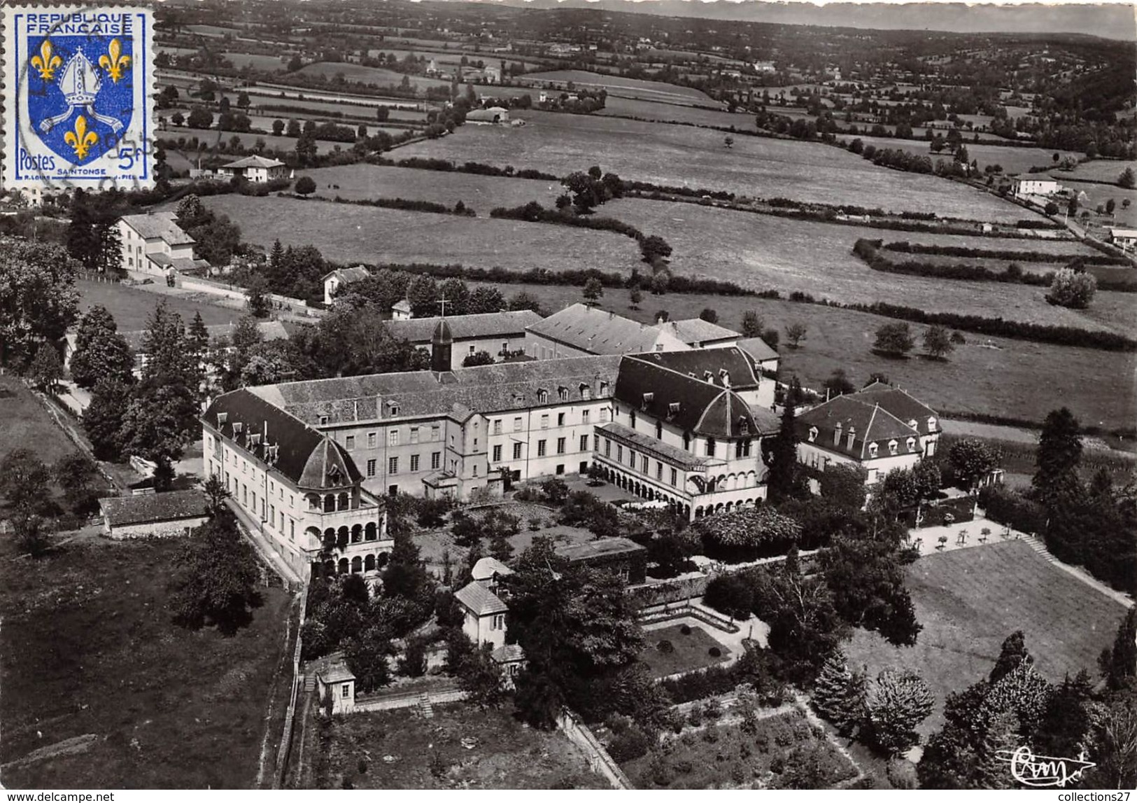 42-CHARLIEU- VUE AERIENNE DE ST-GILDAS - Charlieu