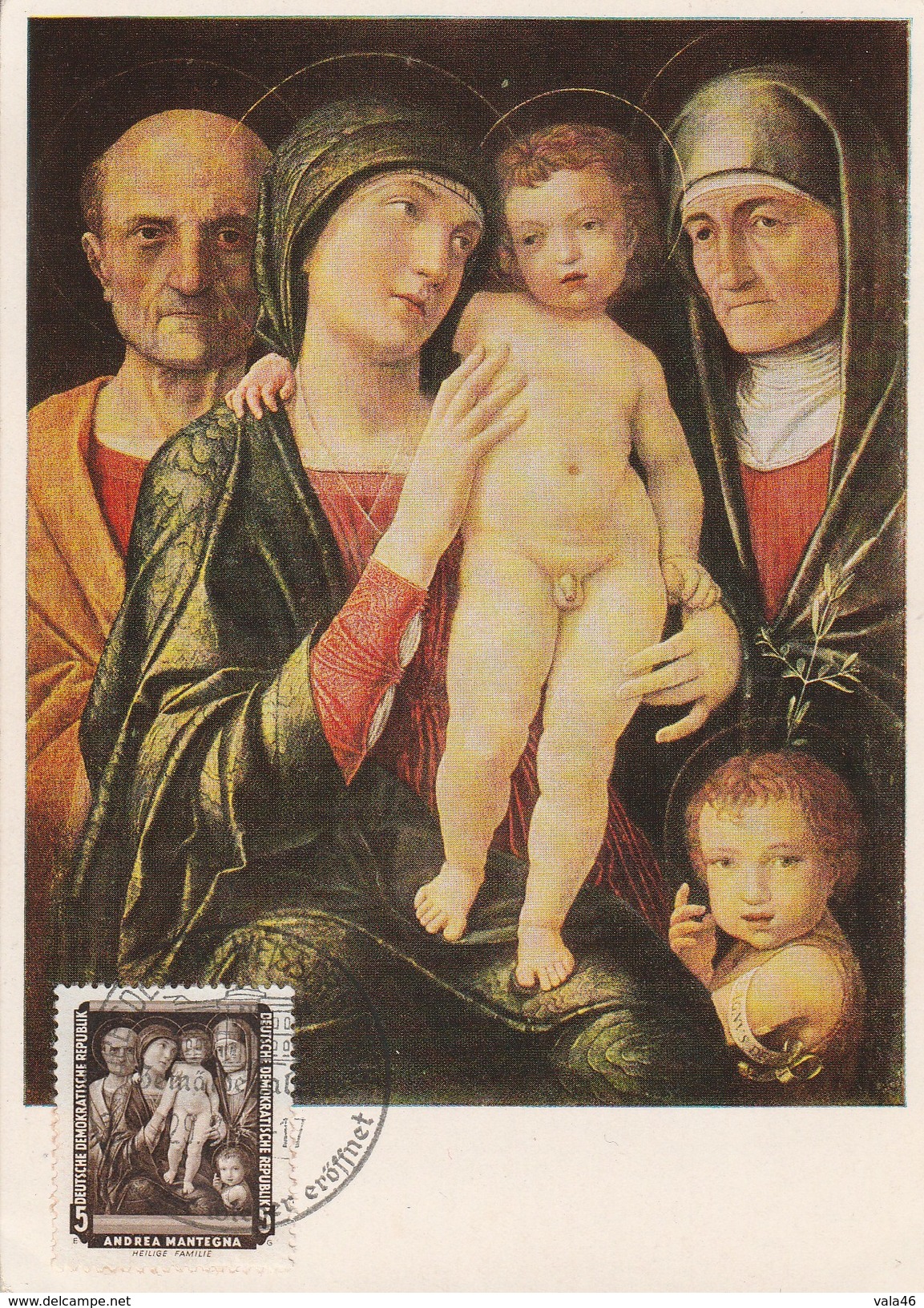 TABLEAU ANDREA  MANTEGNA  N° 302  Sur CARTE MAXIMUM - Cartas Máxima