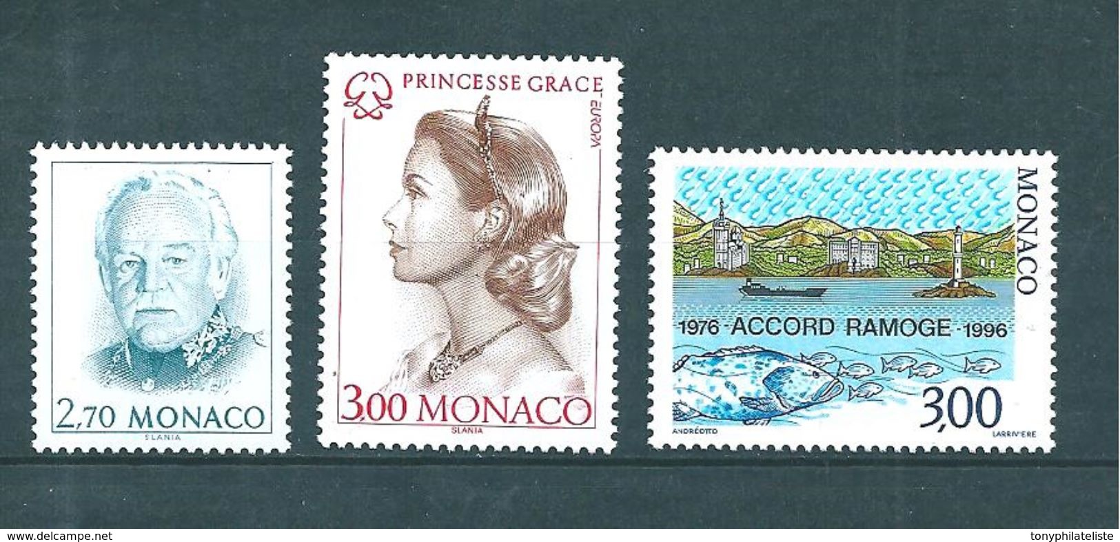 Monaco Timbres  De 1996  N°2036 A 2038    Neufs ** Parfait - Nuovi