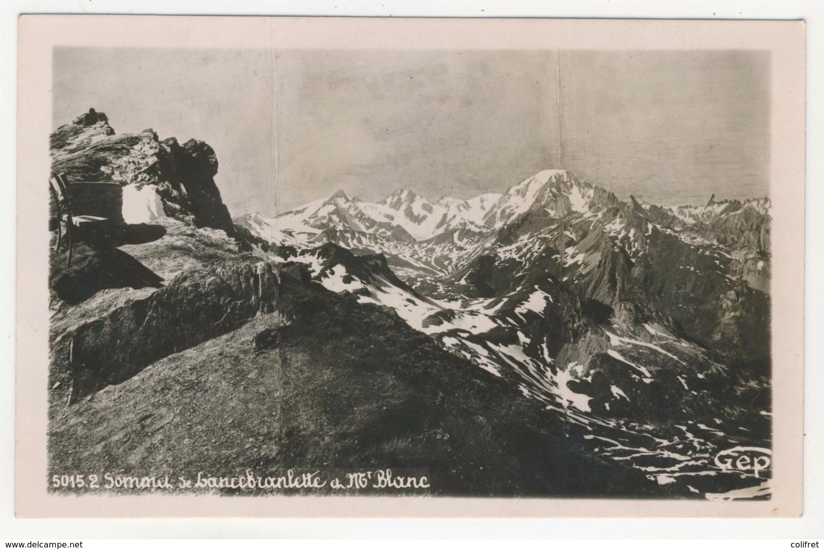 73 - Sommet De Lancebranlette Et Mt Blanc - Andere & Zonder Classificatie