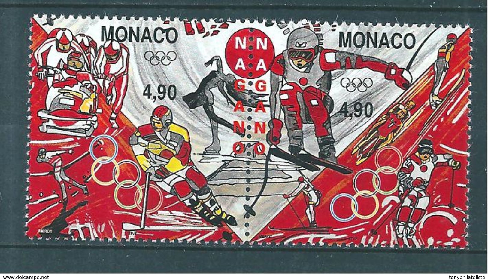 Monaco Timbres  De 1997  N°2142  Et  2143   Neufs ** Parfait, Vendu Prix De La Poste - Neufs