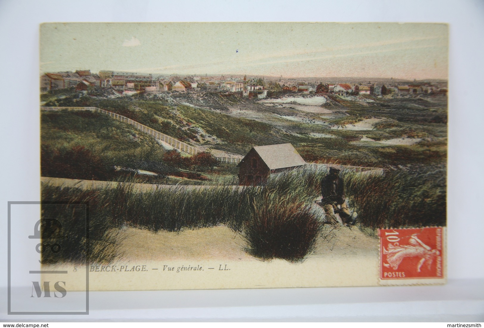 Old Postcard France -  Berck Plage - Vue Generale - Posted - Berck