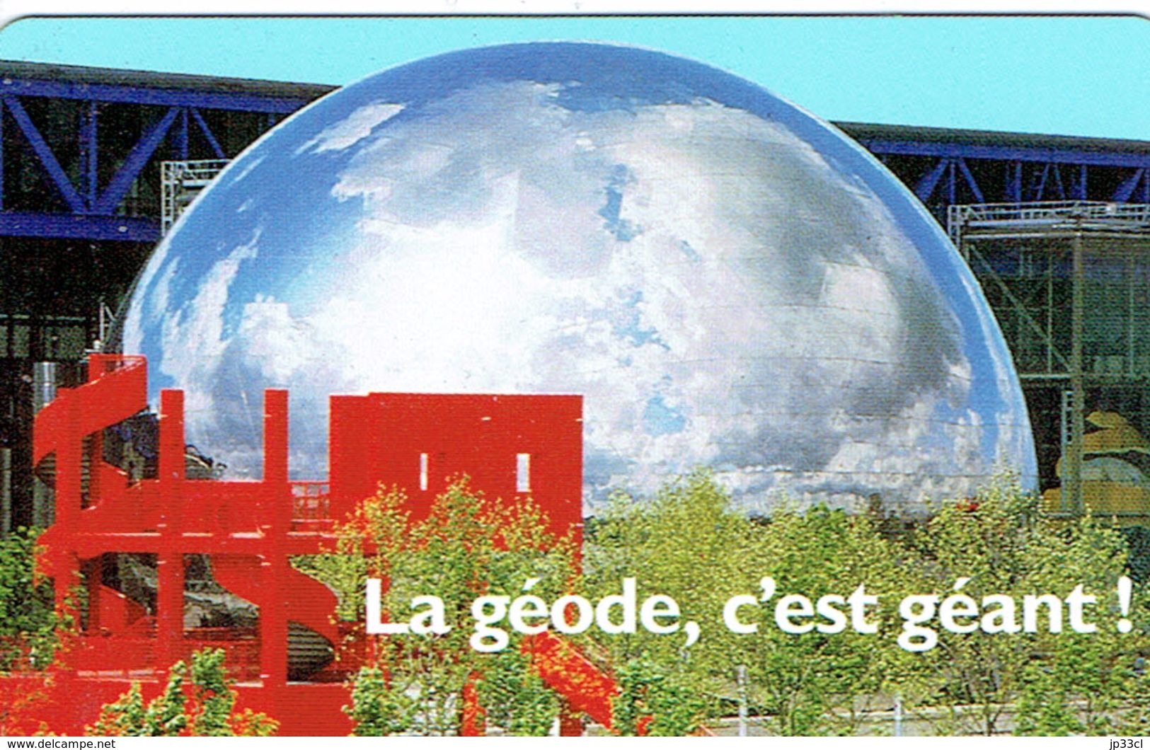 Carte D'entrée Plastifiée à La Géode, Cité Des Sciences, Paris 26/04/1995 - Tickets - Entradas