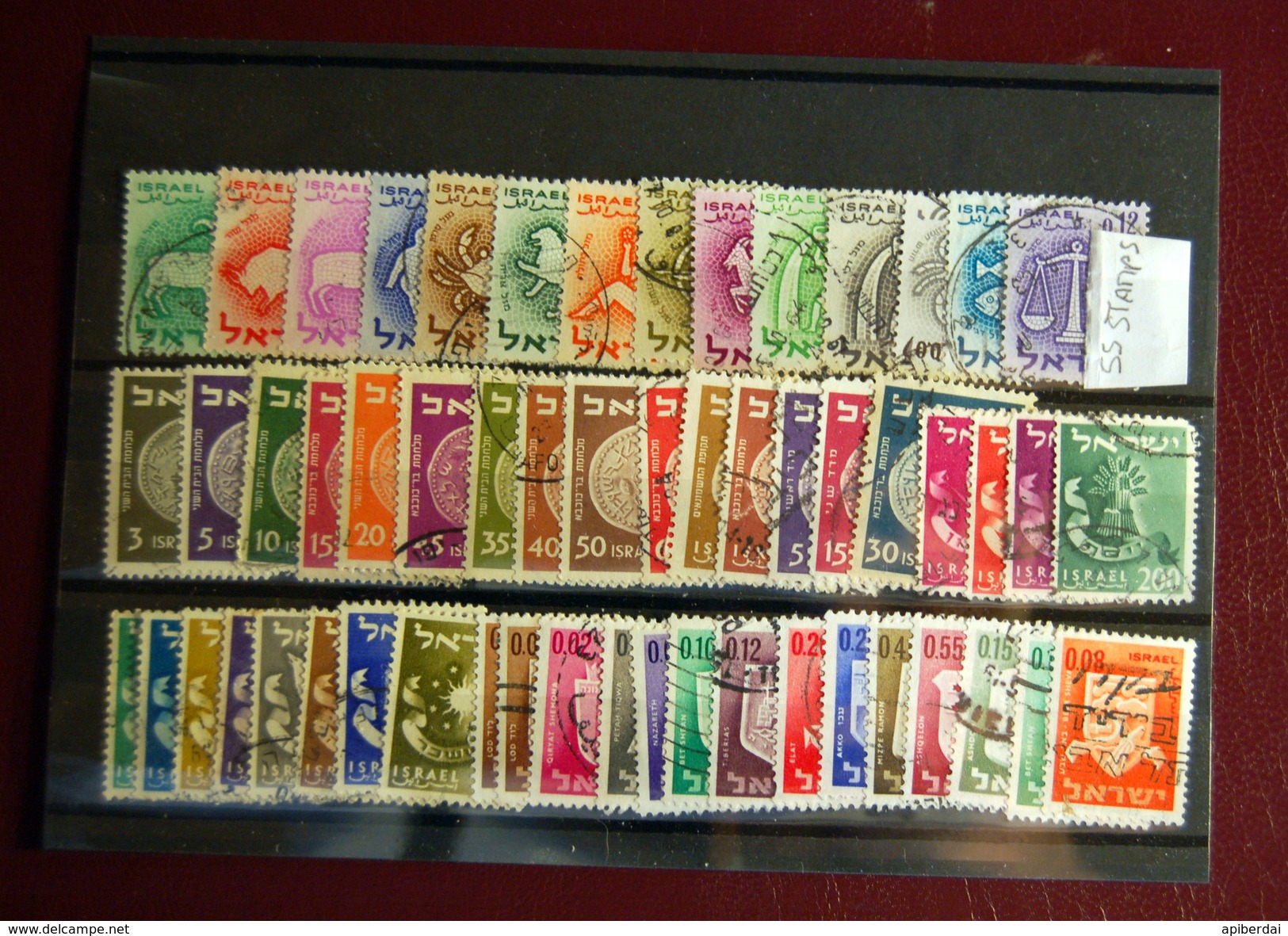 Israel  - Small Batch Of 100 Stamps Used Without Tab - Lots & Kiloware (mixtures) - Max. 999 Stamps