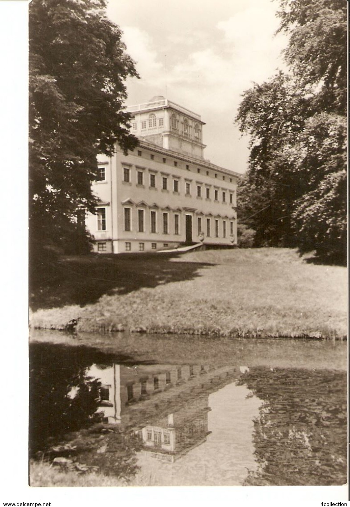 K2. Germany Saxony Anhalt Woerlitz Landschaftspark Worlitz Schloss Ruckseite Castle Unposted Real Photo Postcard - Woerlitz