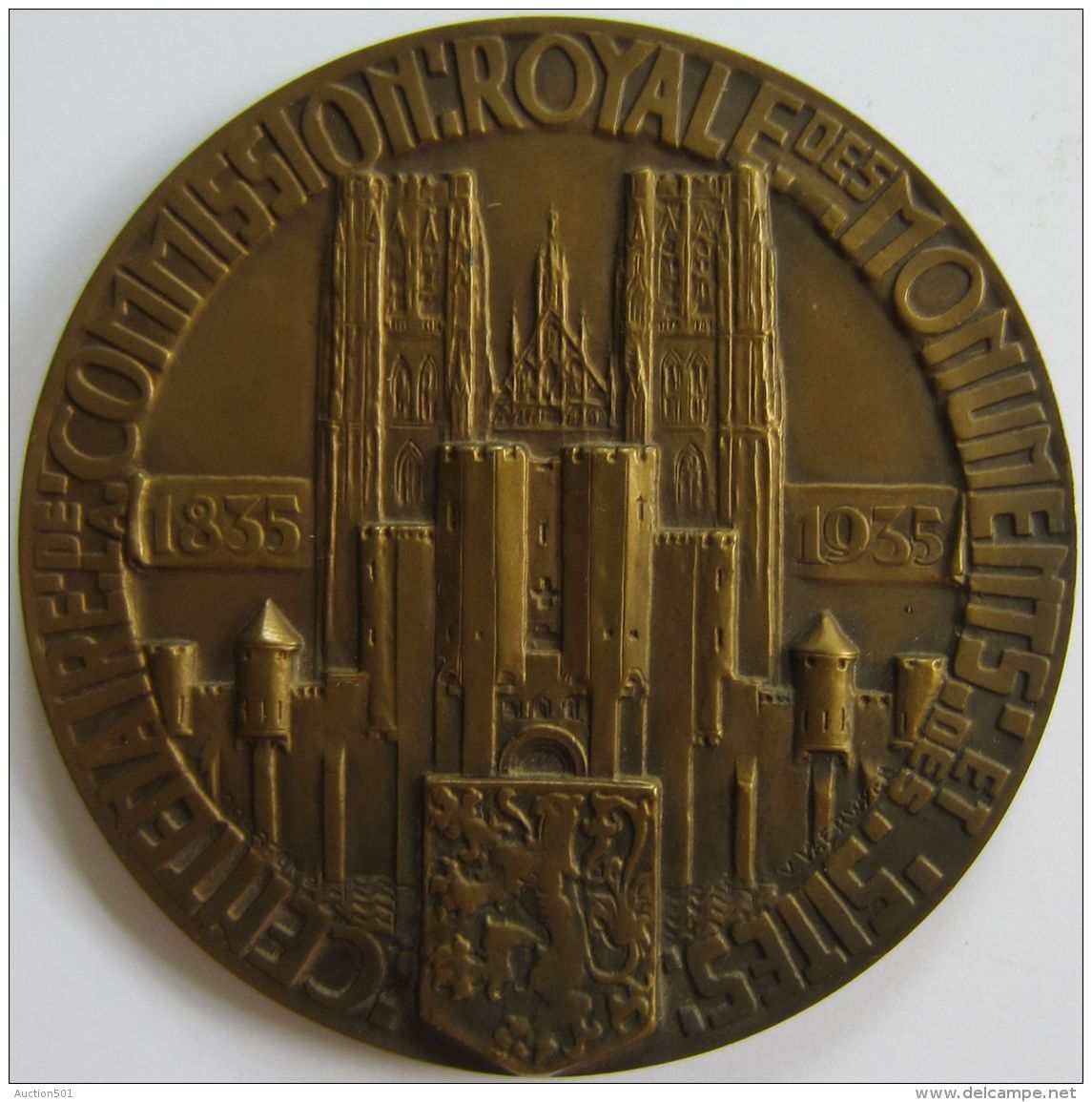 M05295  CENTENAIRE DE LA COMMISSION ROYALE DES MONUMENTS ET DES SITES 1835-1935 (86g) - Unternehmen