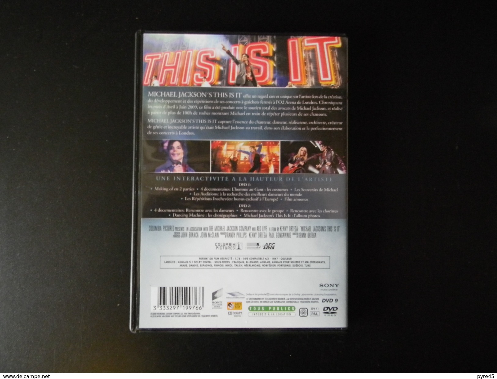 DVD Michael Jackson's This Is It ( 2 DVD ) - DVD Musicales