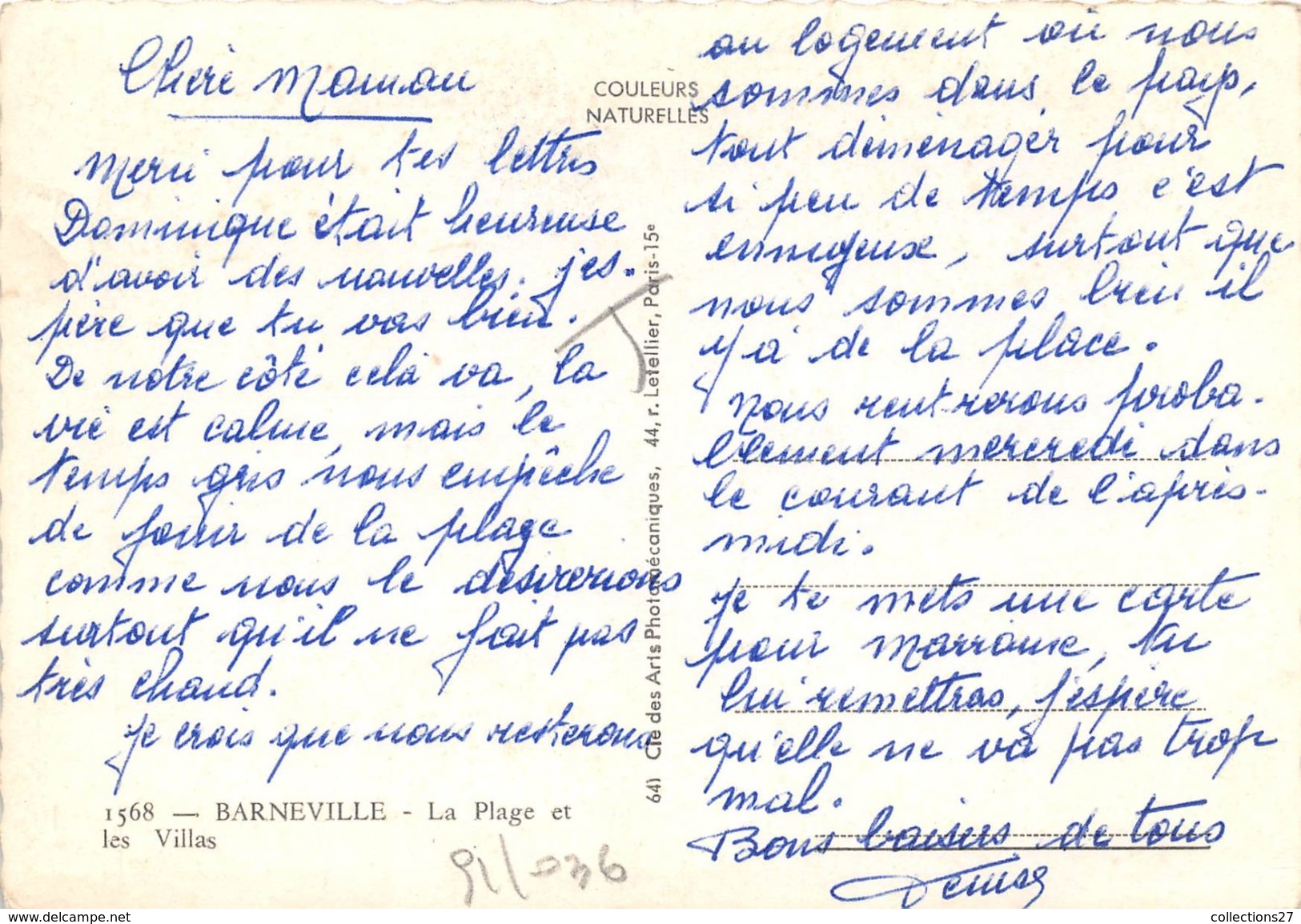 50-BARNEVILLE-   LA PLAGE ET LES VILLAS - Barneville