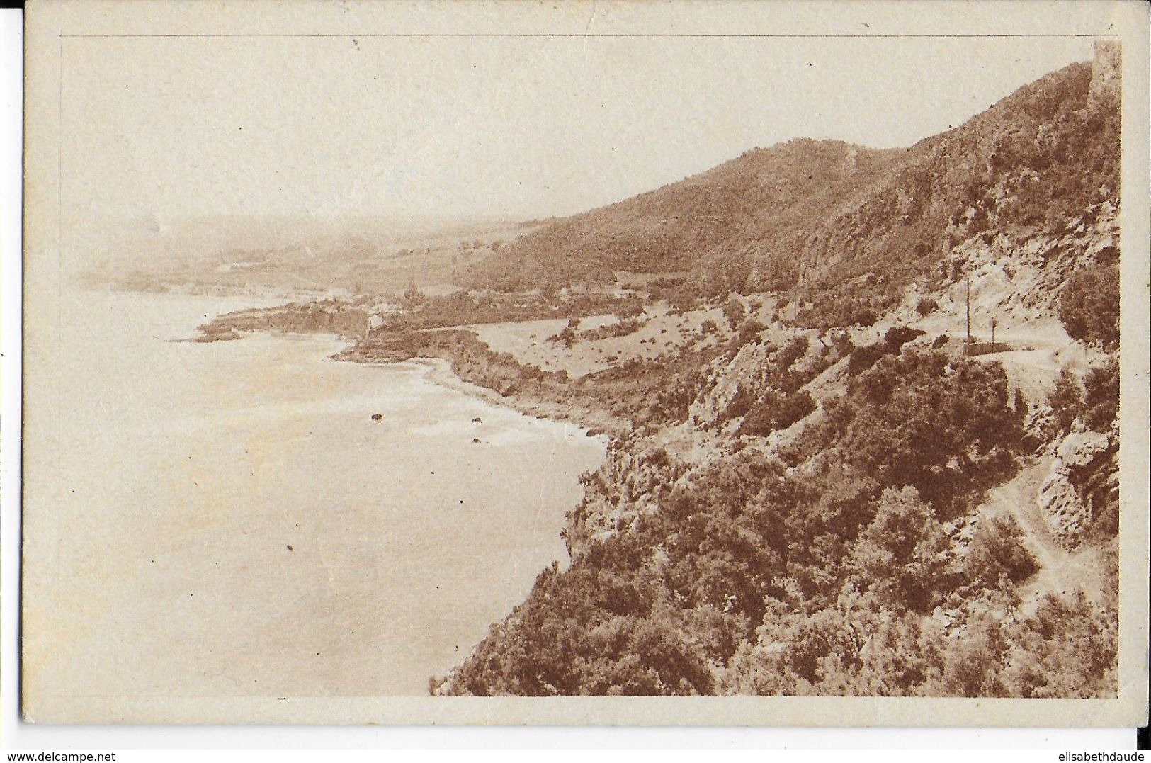 ALGERIE - 1940 - CARTE De TIPASA (IND 5) Avec TAXE => MARSEILLE - Storia Postale