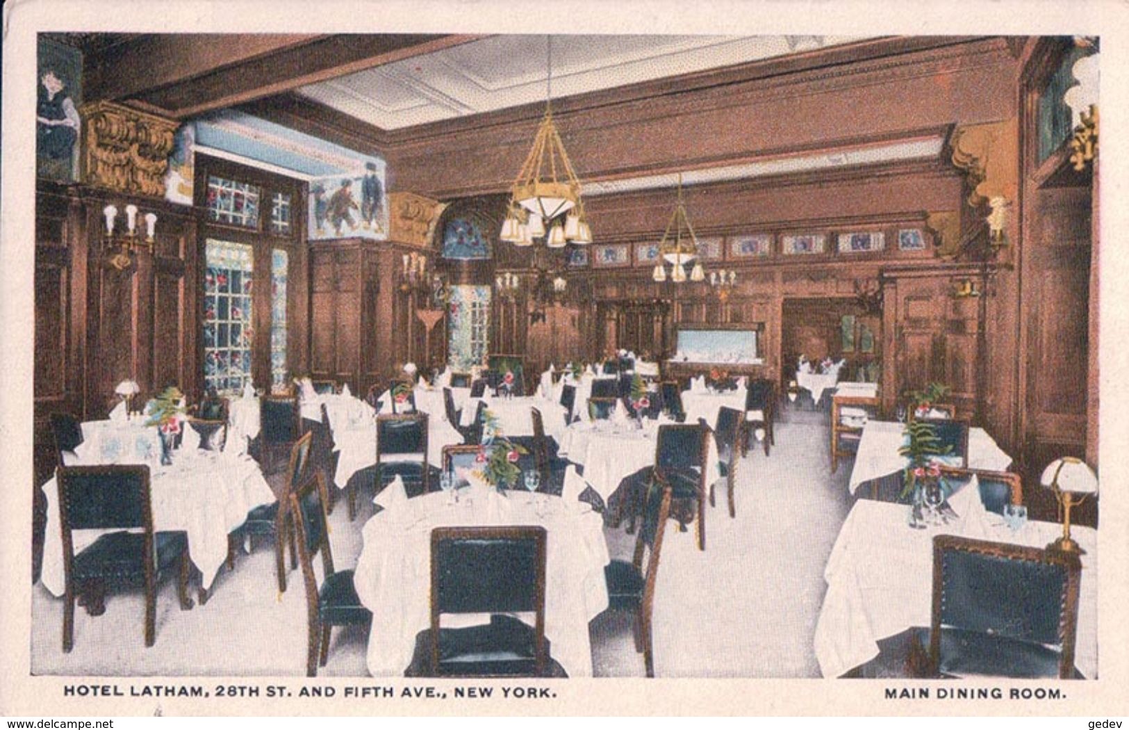 USA, New York, Hôtel Latham, Main Dining Room (78090) - Bars, Hotels & Restaurants