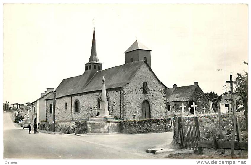 SAINT MAUGAN EGLISE ET LA ROUTE D'IFFENDIC - Other & Unclassified