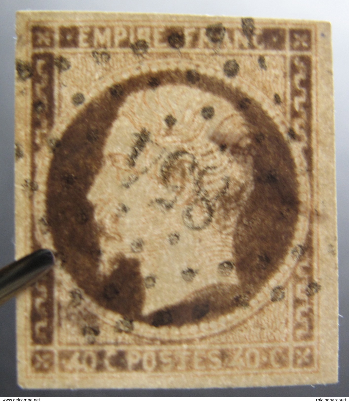 LOT R1595/10 - NAPOLEON III N°16 - PC 854 CHAMOUX (Savoie) INDICE 8 - 1853-1860 Napoléon III