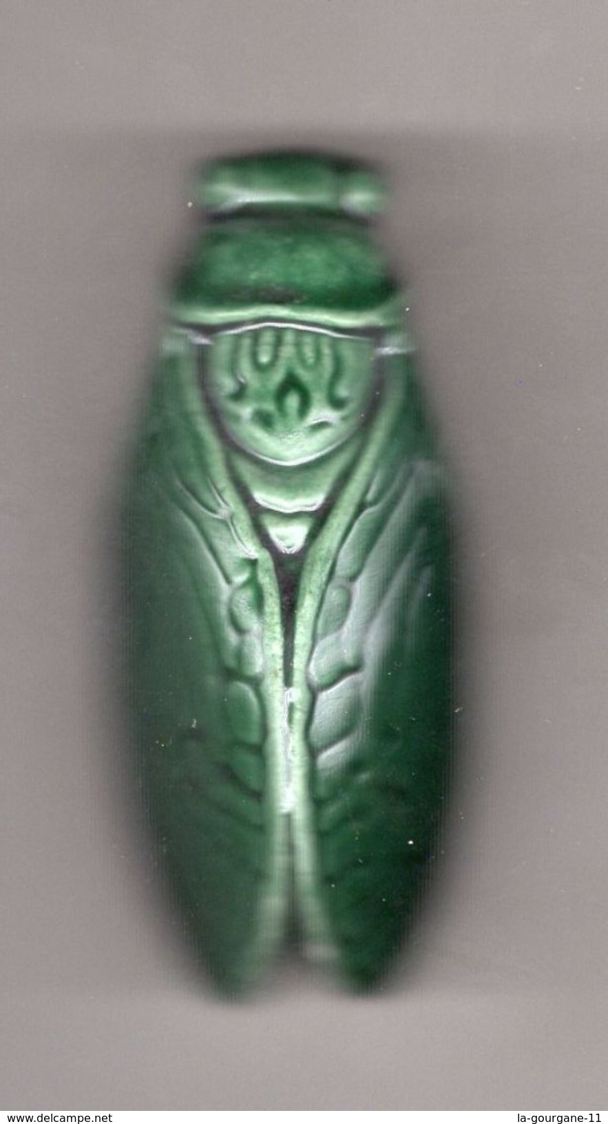 Méga Fève MH 6.5 Cm X 2.8 Cm -   CIGALE Verte / Moulin à Huile - Animaux